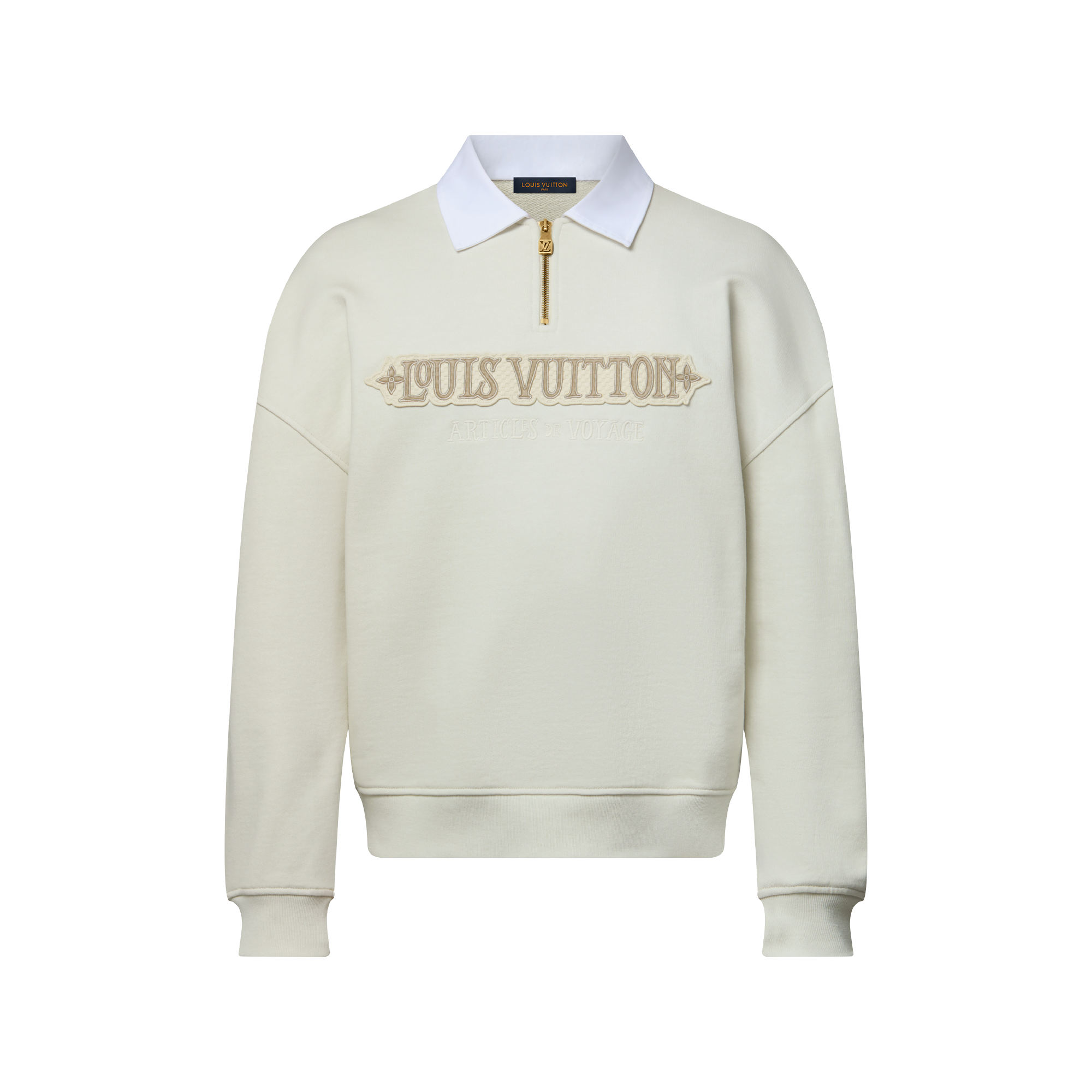 Embellished Half Zip Sweatshirt - Ready-to-Wear 1AHW32 | LOUIS VUITTON